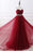 Ravishing Ruby Sweetheart Gown for an Elegant Evening