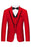 Gaie Chic Red Notched Lapel Three Pieces Men Suits For Prom