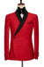Stanley Fancy Red Shawl Lapel Two Pieces Men Suits For Wedding