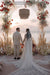 Romantic Tulle Lace Aline Wedding Dress V-Neck Long Bridal Dress - Wedding Dresses