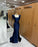 Royal Blue Long Mermaid Prom Dress with Bubble Sleeves and Square Neckline Slit