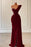 Sage One-Shoulder Mermaid Prom Dress with Beadings and Split