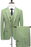 New Arrival Sage Green Three Pieces Notched Lapel Men Prom Suits