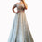 Sequined Off-Shoulder Prom Dress with Long Sleeve Pleated A-Line Design