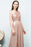 Bridelily Gorgeous Sequined One-shoulder Bridesmaid Dress with Ruffles