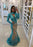 Sequins Mermaid Deep V-Neck Long Sleeves Prom Dress