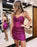 Sexy Sequins Mini Homecoming Dresses Sweetheart Party Dress - Prom Dresses