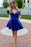 Sexy V-Neck Short Homecoming Dresses Sleeveless Satin Aline Party Dress with Pockets - Prom Dresses