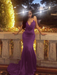 Sheath/Column Sleeveless Spaghetti Straps Sweep/Brush Train Applique Satin Dresses - Prom Dresses