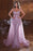 Shining Spaghetti-Straps Mermaid Evening Dress with Overskirt and Sleeveless