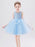 Flower Girl Dresses Jewel Neck Tulle Sleeveless Short Princess Kids Social Party Dresses