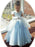 Flower Girl Dresses Jewel Neck Short Sleeves Pleated Kids Social Party Dresses