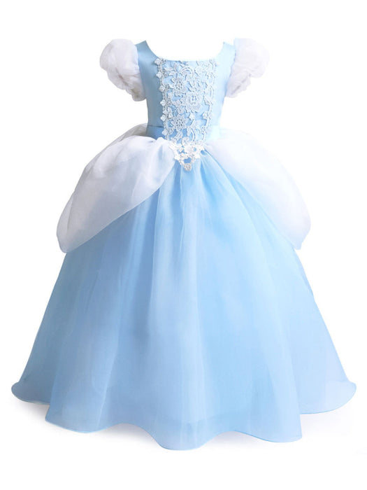 Flower Girl Dresses Jewel Neck Short Sleeves Pleated Kids Social Party Dresses