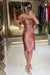 Short Spaghetti-Strap Mermaid Prom Dress with Split