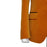 Ashbur Orange Notched Lapel Two Pieces Simple Velvet Prom Suits