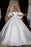 Simple Sweetheart Off-The-Shoulder A-line Appliques Lace Ruched Satin Wedding Dress - wedding dress