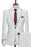 Alfred Simple White Notched Lapel Two Pieces Prom Suits