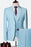 Robert Modern Blue Three Pieces Slim Fit Notched Lapel Men Suits