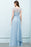 Bridelily Affordable Lace Sleeveless Blue Bridesmaid Dresses With Scoop Cap