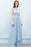 Bridelily Affordable Lace Sleeveless Blue Bridesmaid Dresses With Scoop Cap