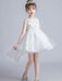 Flower Girl Dresses Jewel Neck Sleeveless Embroidered Kids Party Dresses