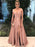 Sleeveless Floor-Length With Sash/Ribbon/Belt Satin Dresses - Prom Dresses