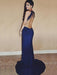 Sleeveless Halter Floor-Length A-line With Ruffles Chiffon Dresses - Prom Dresses