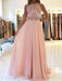 Sleeveless Halter Sweep/Brush Train With Beading Chiffon Dresses - Prom Dresses