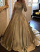 Sleeves Off-the-Shoulder Sweep/Brush Train With Applique Satin Dresses - Prom Dresses