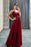 Spaghetti-Strap Sweetheart Long A-Line Prom Dress with Beads