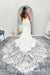 Spaghetti Straps Appliques Lace Mermaid Wedding Dresses Chapel Train