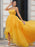 Spaghetti-Straps High-Lo Tulle Prom Dress