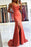 Spaghetti-Straps Mermaid Evening Party Gown