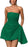 Sparkle Strapless Mini Party Dress Backless Satin Jacquard Homecoming Dress - Prom Dresses