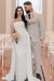 Square Neck Sequins Mermaid Wedding Dress Long Bridal Dress with Train - Wedding Dresses