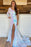 Stunning One Shoulder Long Sleeve Mermaid Prom Gown Featuring a Thigh-High Split