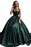 Stunning Sequined Sweetheart Prom Gown in Dark Green