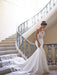 Stunning Spaghetti Straps Wedding Dress | Mermaid Chiffon Lace Bridal Dress - wedding dress