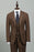 Elijah Stylish Brown Three Pieces Bespoke Men Suits