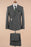 Andy Stylish Gray Notched Lapel Slim Fit Two Pieces Prom Suits