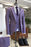 Dylan Stylish Purple Peaked Lapel Three Pieces Prom Suits