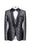 Goddard Fashion Silvery Jacquard Three Pieces Men Suits For Wedding