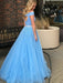 Sweep/Brush Train With Beading Tulle Two Piece Dresses - Prom Dresses