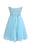 Sweetheart Chiffon Blue Homecoming/Prom Dresses With Beading - Prom Dresses
