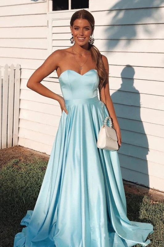 Sweetheart Long Evening Party Dress