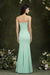 Sweetheart Mermaid Evening Dress Crew Neck Lace Appliques Trumpet Bridesmaid Dress Sleeveless - Prom Dresses