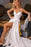 Sweetheart Prom Dress Spaghetti-Straps White Front Split Mermaid