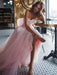 Sweetheart Sleeveless Sweep/Brush Train With Ruffles Tulle Dresses - Prom Dresses
