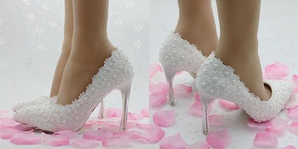 wedding pump shoes