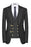 Bancroft Formal Black Three Pieces Single Breasted Men Suits For Business